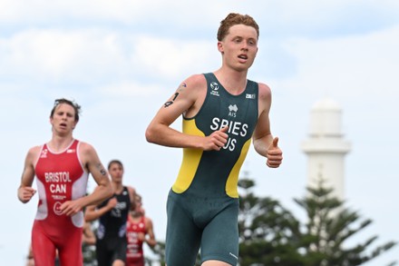 Zahn Spies at the Oceania Junior Triathlon Championships in Devonport