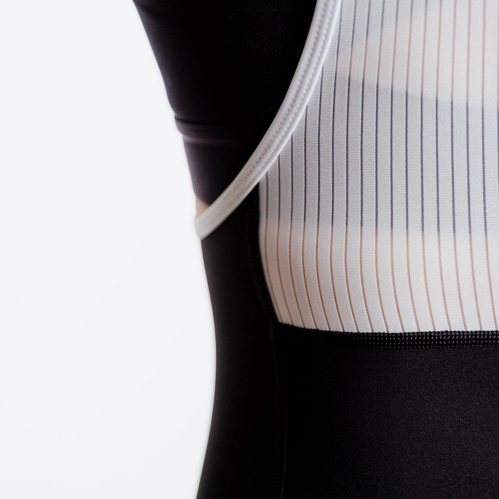 THRONE Women's Foundation Black Cycling Bib Shorts