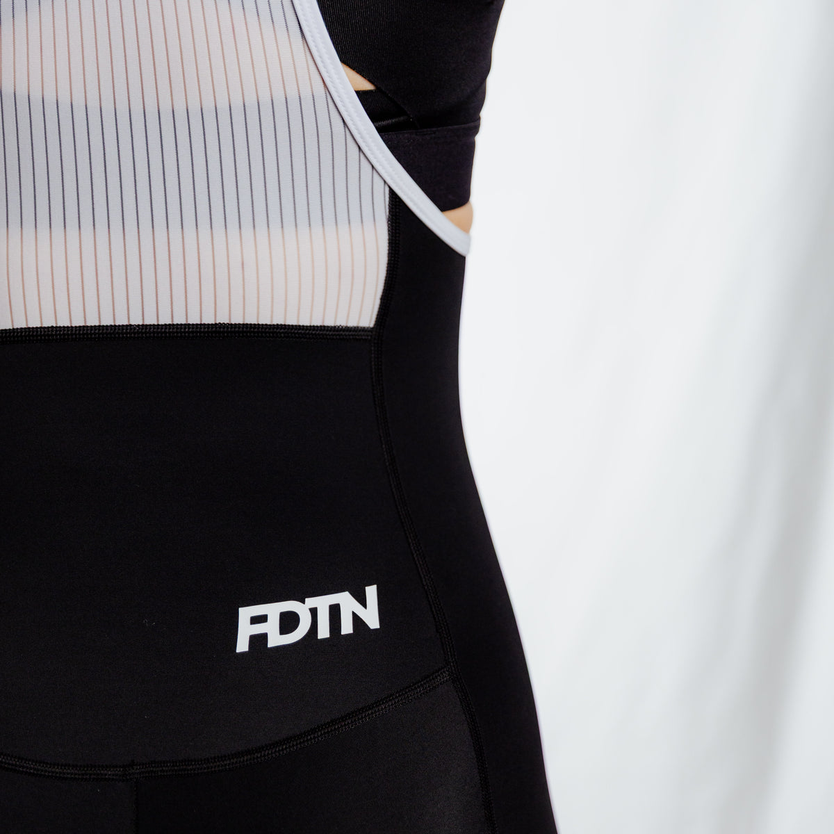THRONE Women's Foundation Black Cycling Bib Shorts