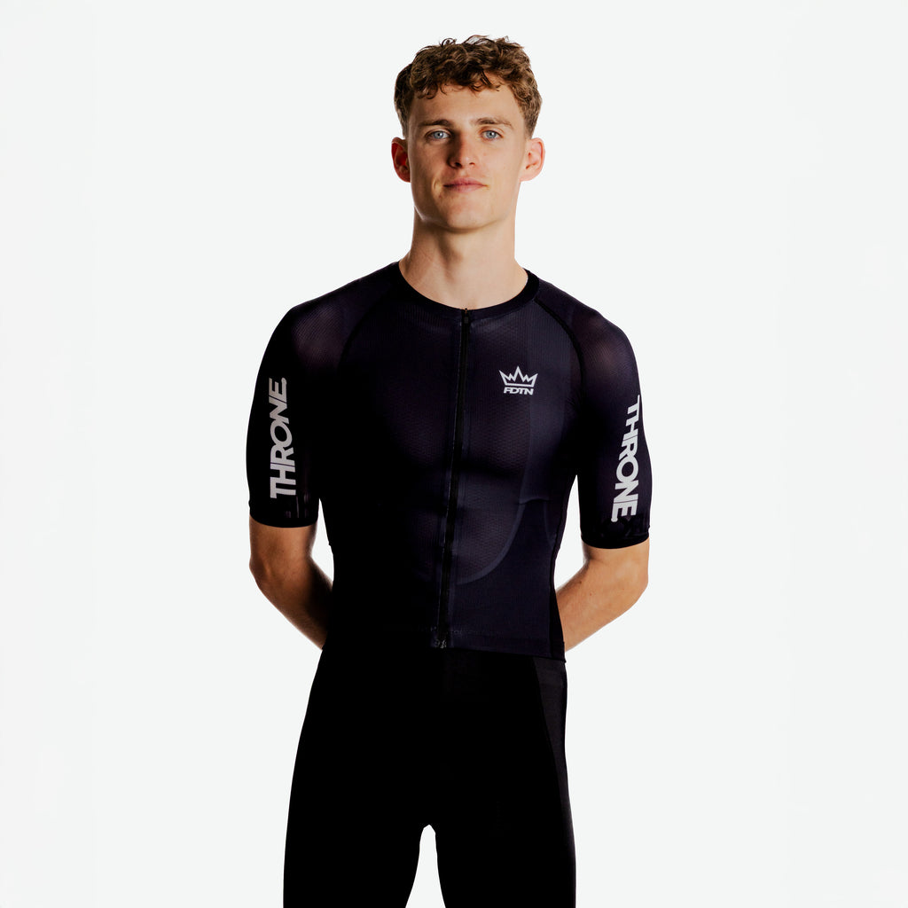 THRONE men's Foundation cycling kit in black