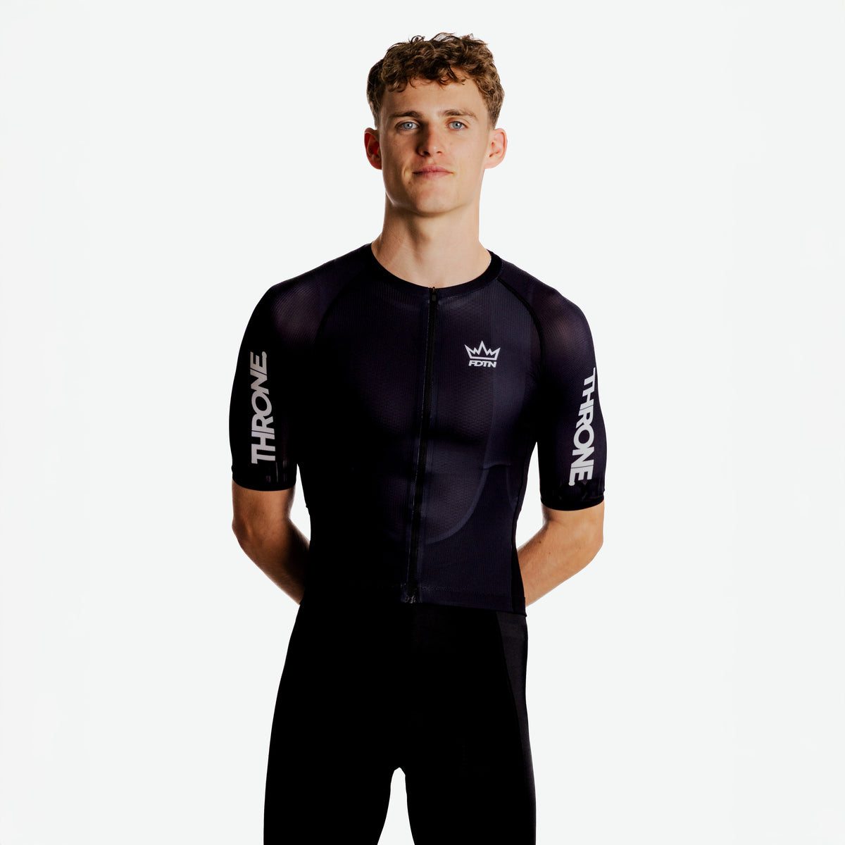 THRONE men's Foundation cycling kit in black