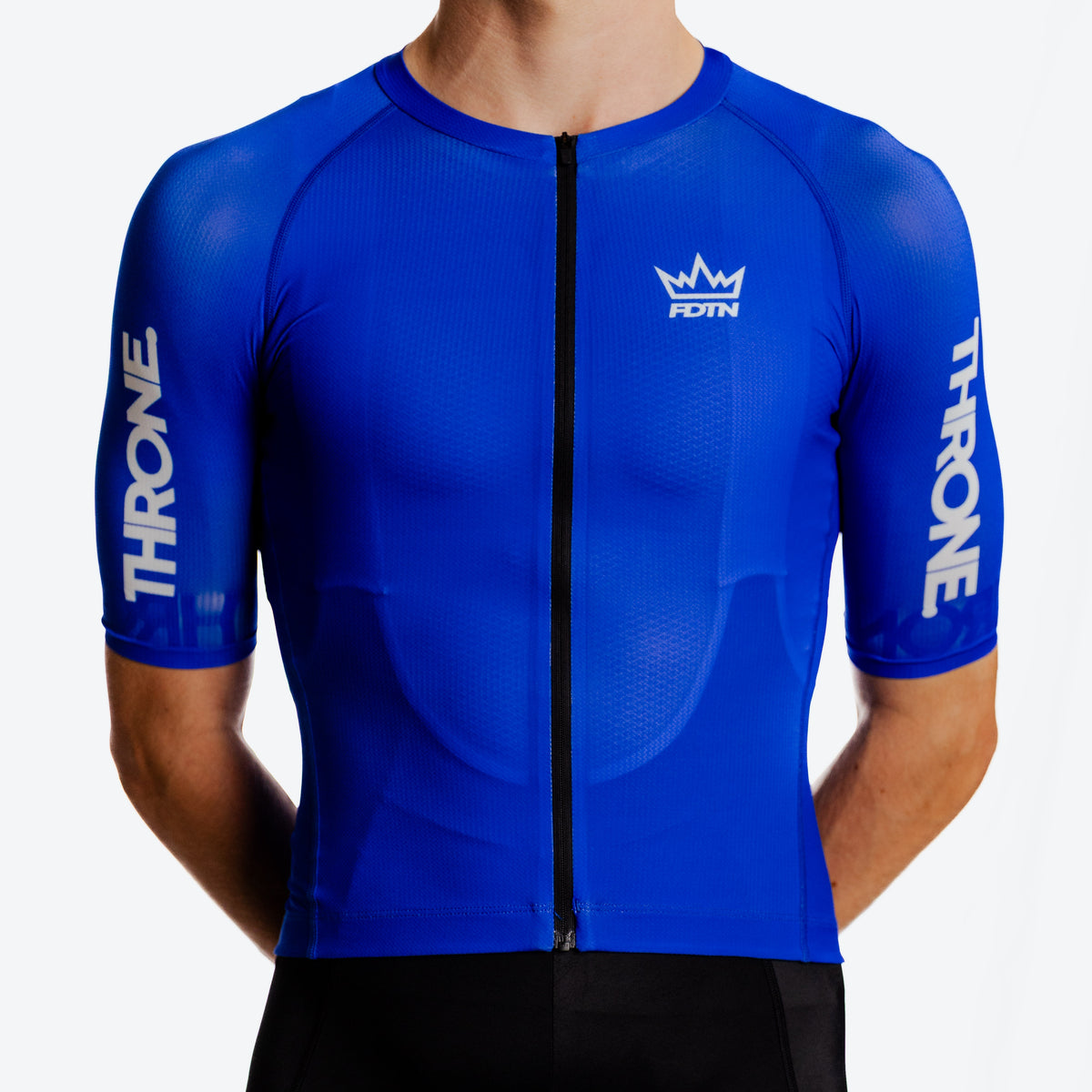 THRONE Men's Foundation Cycling Jersey Blue