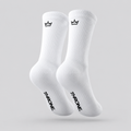 White THRONE Foundation cycling socks product view