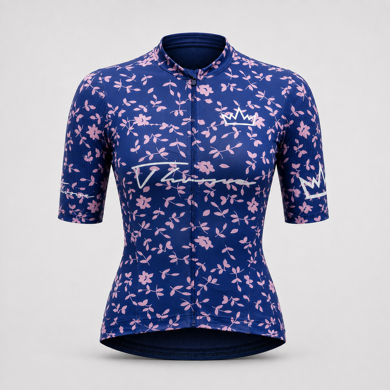 Women's THRONE Phase 1 Abby Purple cycling jersey front view